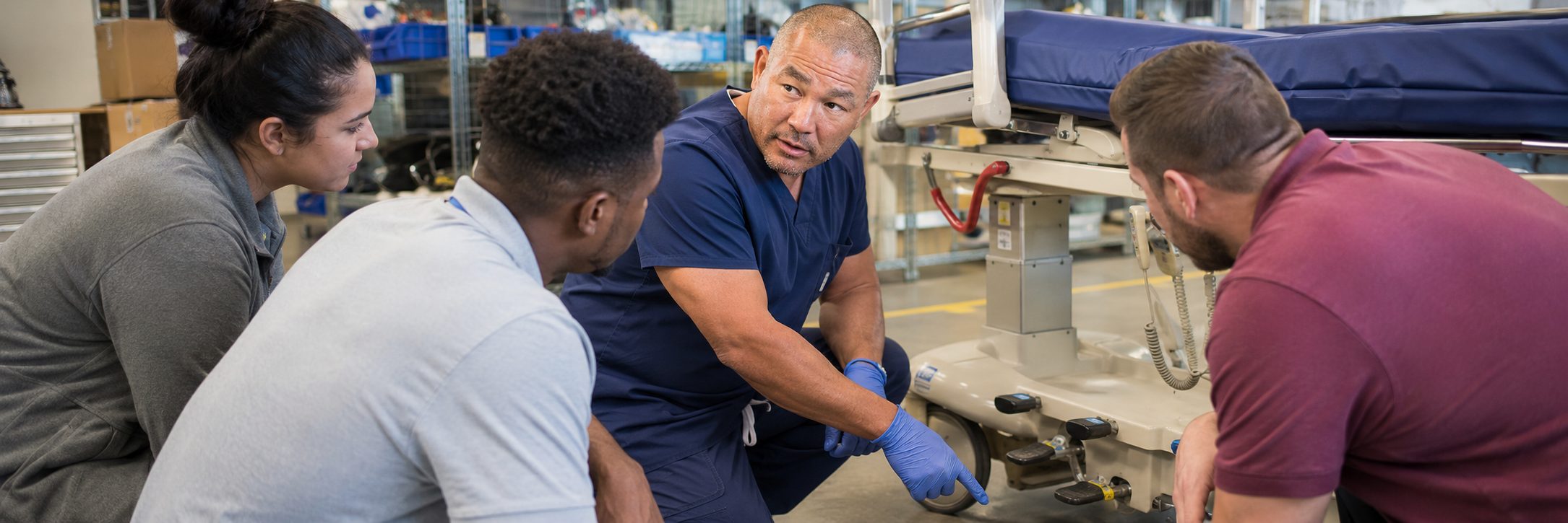 Laboratory instrument calibration and verification | BiomedRx HTM services Laboratory instrument calibration on a precision test bench with an oscilloscope