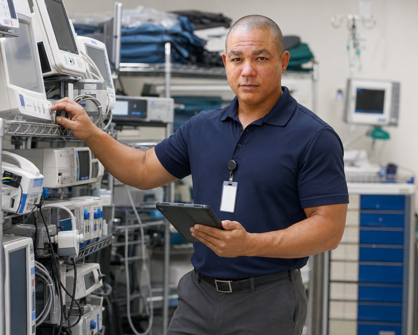 BiomedRx healthcare technology management team delivering samplereport1